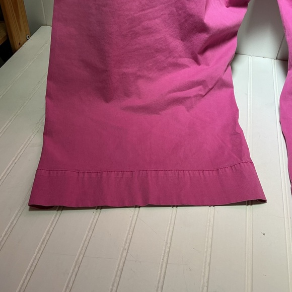 LC Lauren Conrad Women's Plus Size 26W Pink Super High Rise Wide Leg Crop Pants - Picture 6 of 11